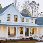 Discover the most stunning white farmhouse exteriors that will inspire your next home renovation project. From charming country cottages to grand manor houses, explore my curated list of the top 25 white farmhouse exteriors that you absolutely need to see. Find your dream style and get inspired to create a timeless, elegant, and inviting home!!
