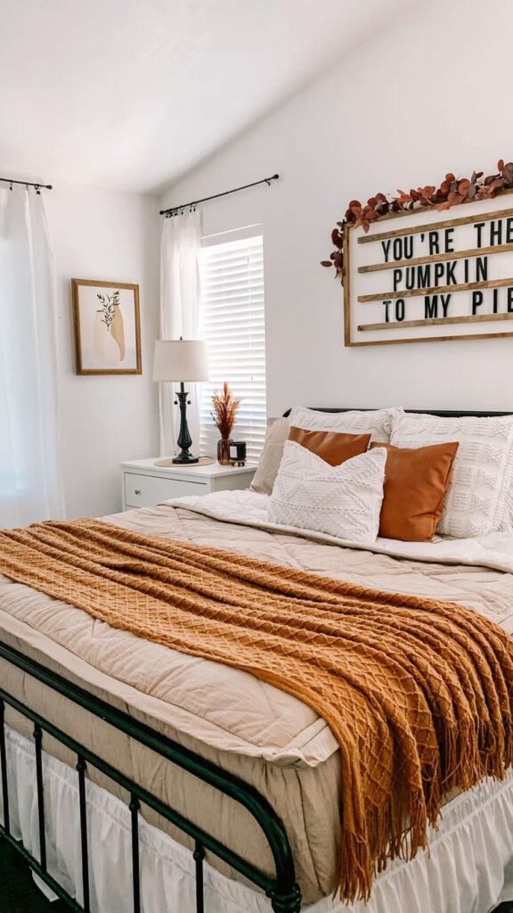 5 Simple Tweaks to Spruce up Your Bedroom for Fall - Nikki's Plate