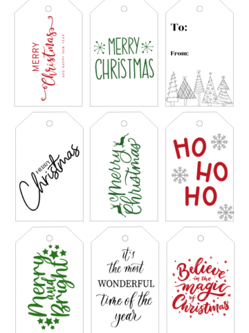 Unwrap the joy of personalization with my blog post, "36 FREE Christmas Gift Tags Printables". Discover a diverse range of beautiful and customizable gift tag styles to sprinkle extra magic into your presents this festive season. Perfect for Christmas gift-wrapping enthusiasts! Make your gifts more memorable with our unique and free printable tags