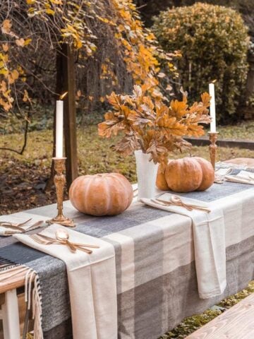 Here are 15 stunning Thanksgiving Tablescape Ideas that will transform your holiday feast! My blog post guides you through a variety of styles, from classic elegance to boho chic, creating the perfect atmosphere for your Thanksgiving dinner.