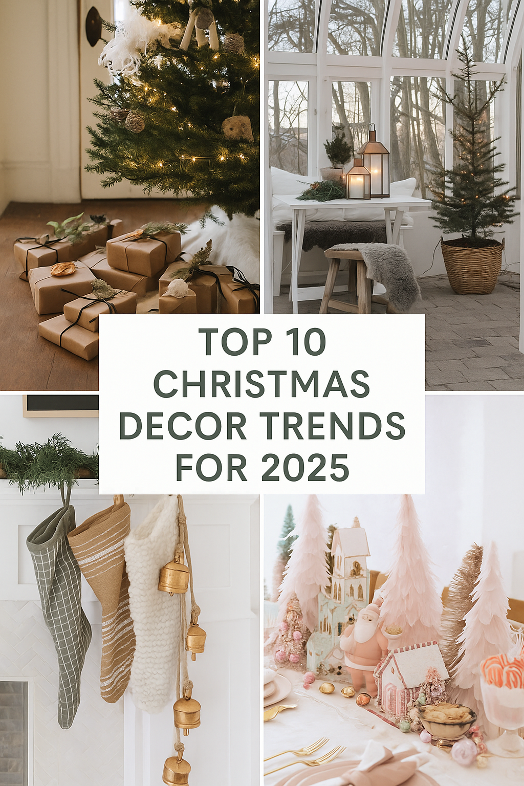Get inspired by the top Christmas decor trends for 2025! From oversized bows and dramatic ribbons to jewel-toned color palettes, whimsical woodland motifs, and cozy hygge-inspired spaces — these ideas will help you create a warm, stylish, and festive home this holiday season. Perfect for anyone looking to refresh their Christmas tree, mantel, or holiday table with trending decor ideas. 🎄✨