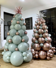25 DIY Balloon Christmas Tree Ideas - Nikki's Plate