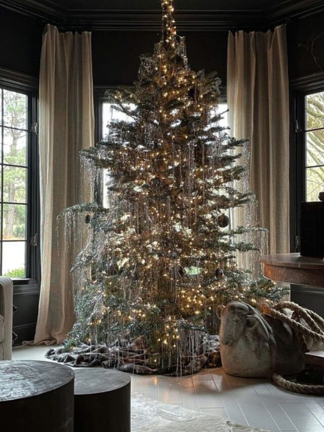 20  PRETTY TINSEL CHRISTMAS TREE IDEAS for 2023