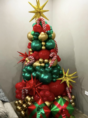 balloon Christmas Tree ideas 10