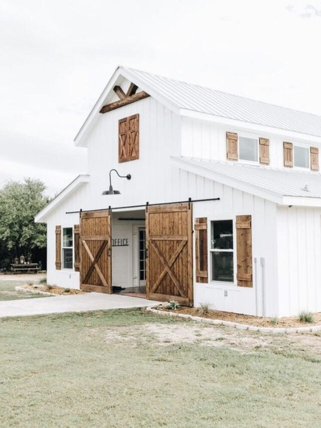 15 STUNNING WHITE BARNDOMINIUM IDEAS