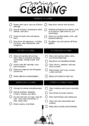 Spring Clean Up Work Order Top 7 Spring Cleaning Tips with FREE SPRING CLEANING CHECKLIST PRINTABLE