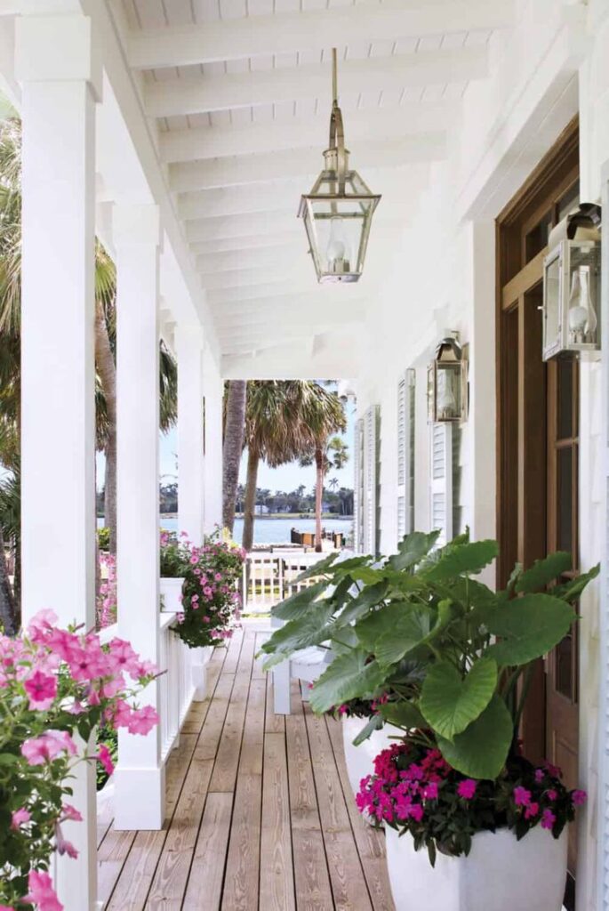 15 Beautiful Beach House Front Porch Ideas - Nikki's Plate