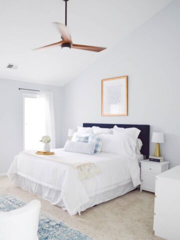 Full color review of Sherwin Williams Olympus White. With everything you need to know about Olympus white paint Sherwin Williams including inspiration photos!