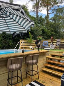 25 Genius Above Ground Pool Bar Ideas That Will Transform Your Backyard