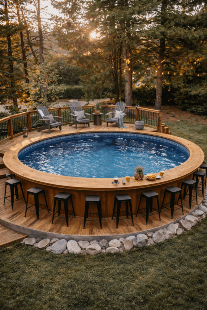 25 Genius Above Ground Pool Bar Ideas That Will Transform Your Backyard