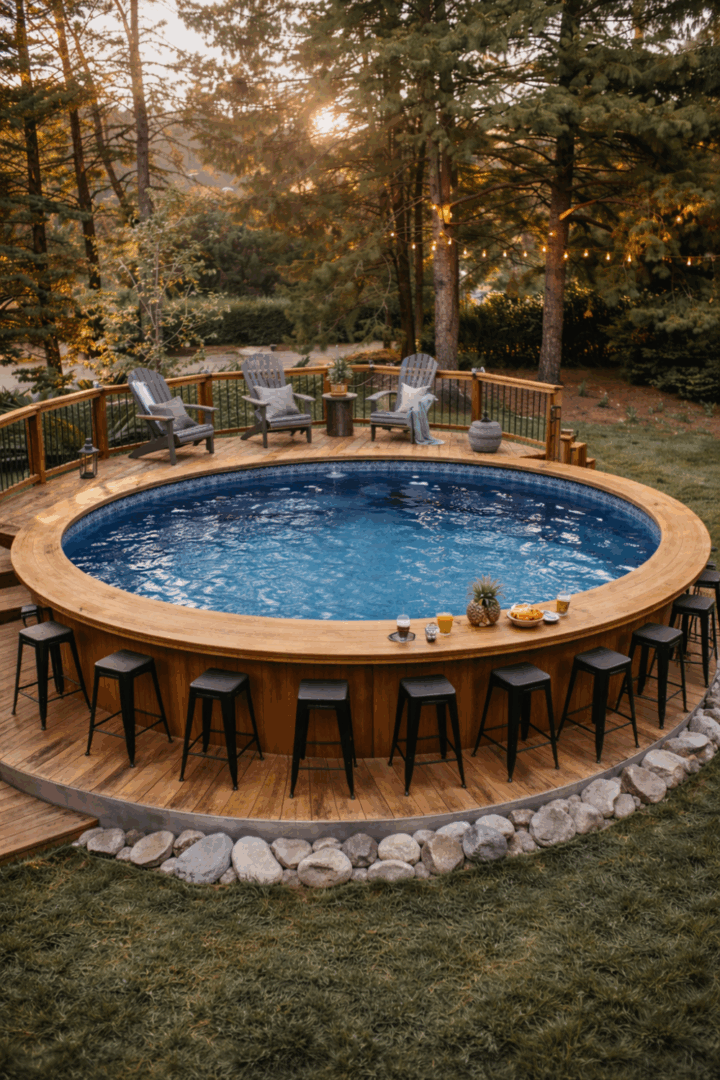 25 Genius Above Ground Pool Bar Ideas That Will Transform Your Backyard