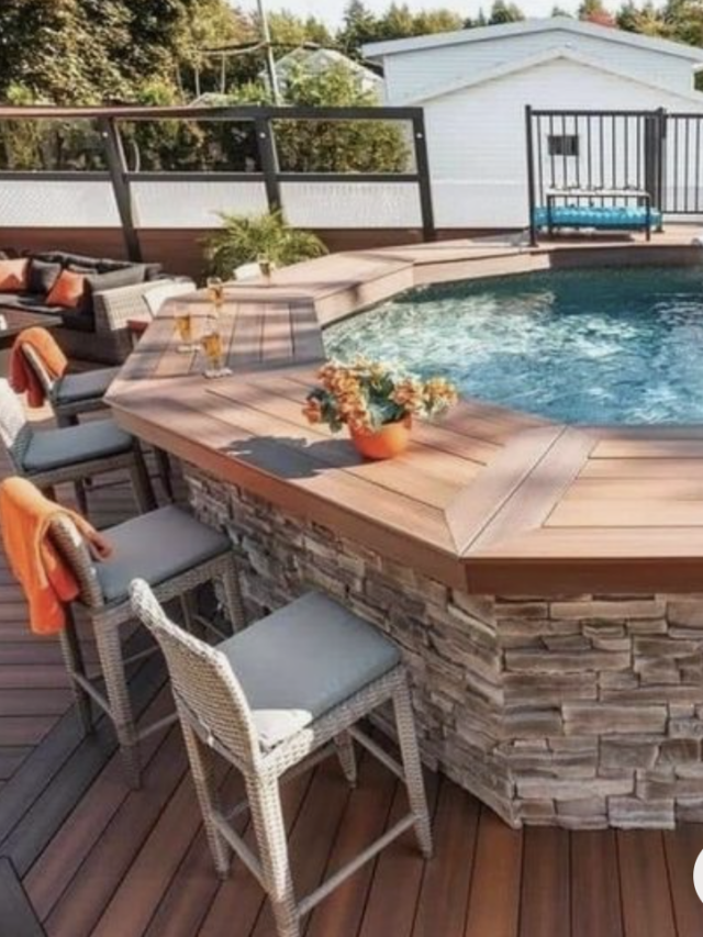 20 GENIUS ABOVE GROUND POOL BAR IDEAS