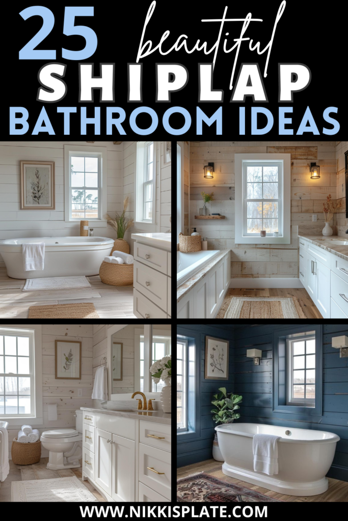 25 Beautiful Shiplap Bathroom Ideas to Elevate Your Space