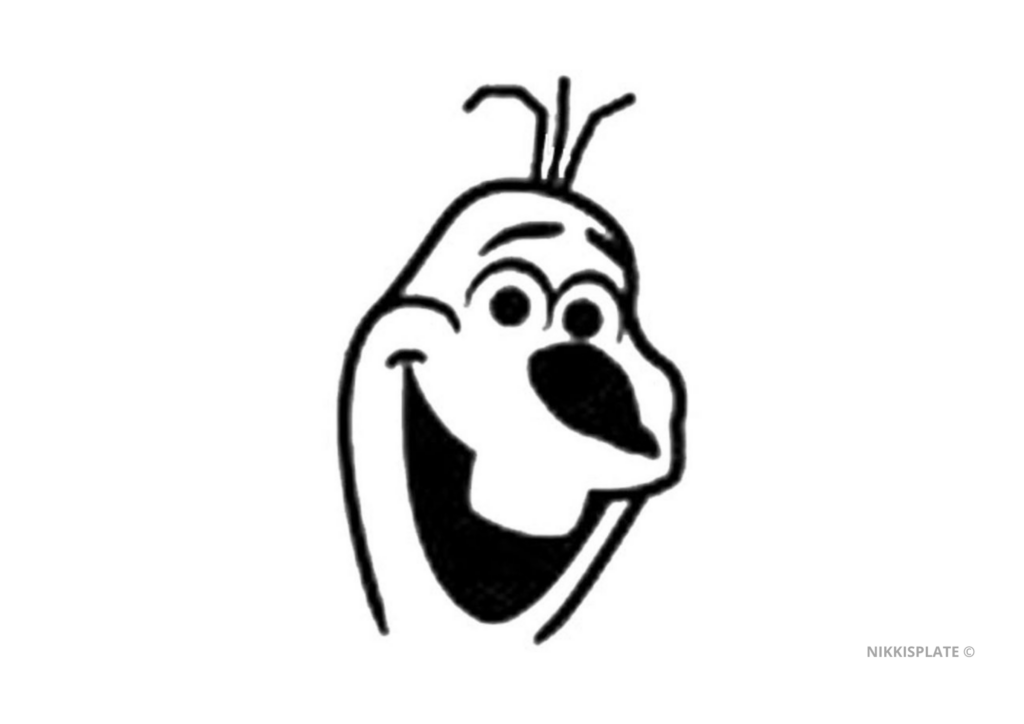 Olaf Face Pumpkin Template Printable Olaf Face Pumpkin Template Printable