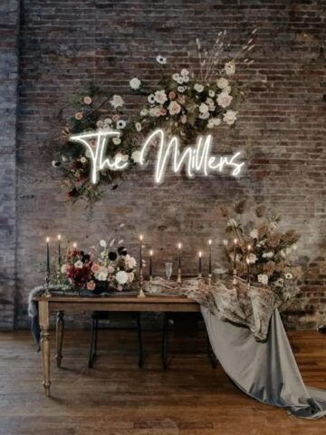 5 Ideas of Using Custom Neon Signs for Weddings: Elevate Your Celebration Decor