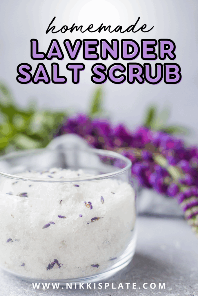 Easy Diy Lavender Salt Scrub Nikki S Plate