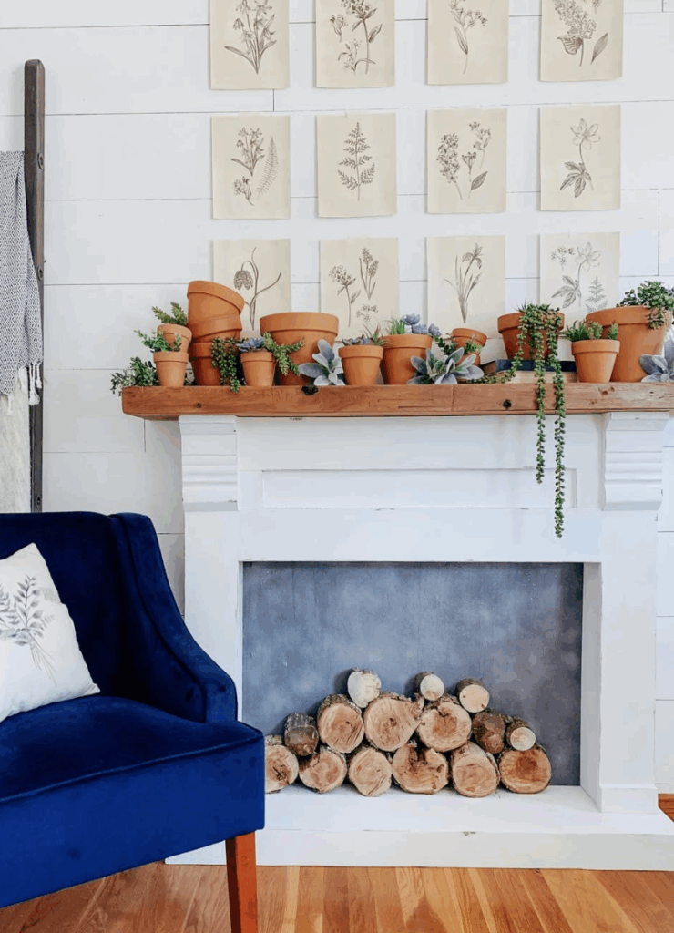 30 Summer Mantel Decor Ideas to Brighten Your Living Room