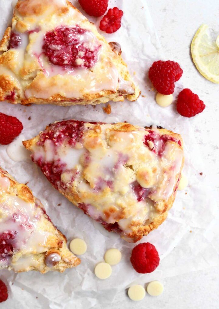 Raspberry White Chocolate Sourdough Scones - Here are 15 of the best sourdough scone recipes—sweet, savory, and perfect for using up sourdough discard. Easy, flavorful, and ideal for any season.