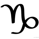 Capricorn FREE Zodiac Pumpkin Carving Stencils (Printables)