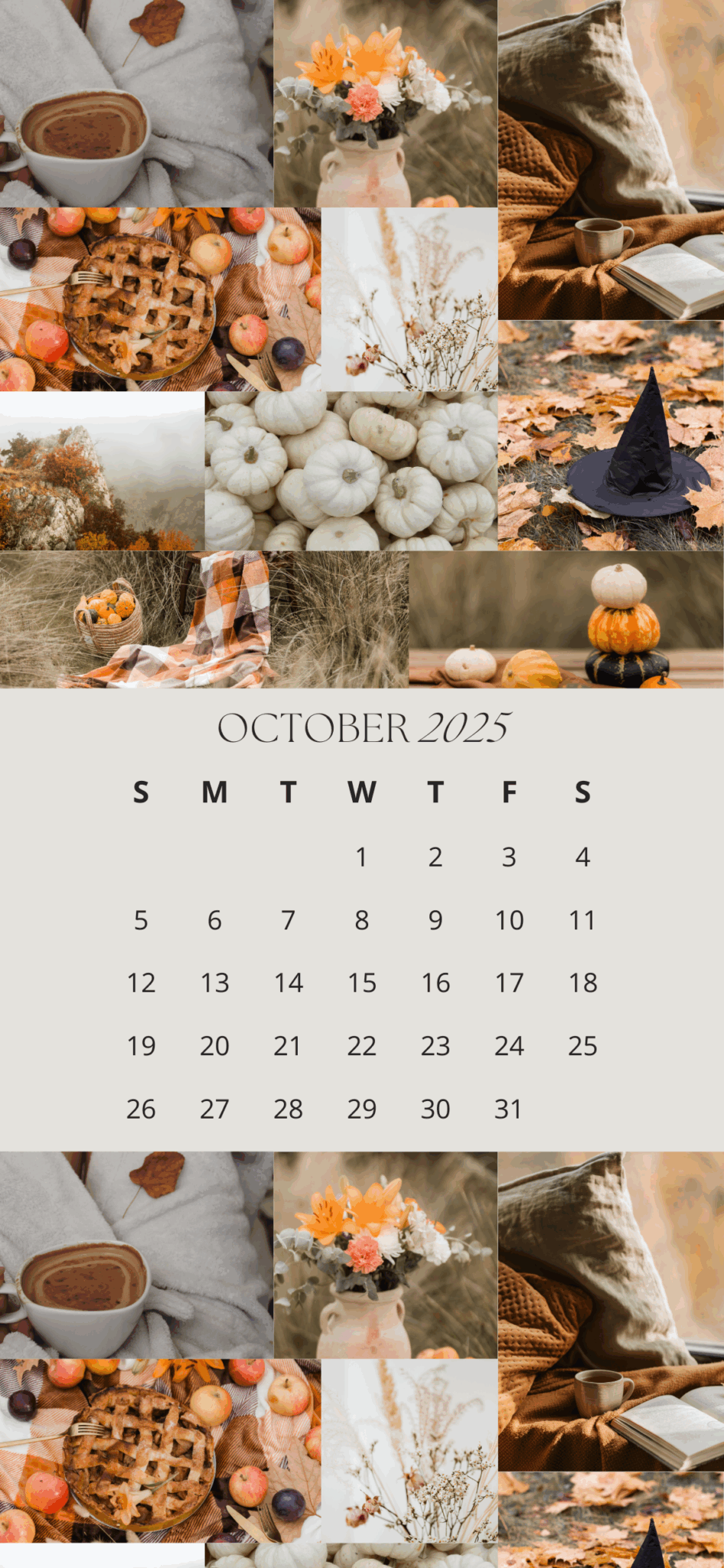 25 October 2025 iPhone Calendar Backgrounds (FREE EASY DOWNLOAD) — free download
