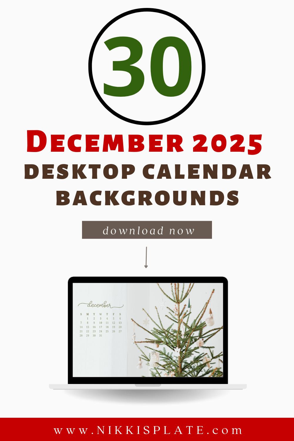 Free December 2025 Desktop Calendar Backgrounds: Here are your free December backgrounds for computers and laptops. Tech freebies for this month!