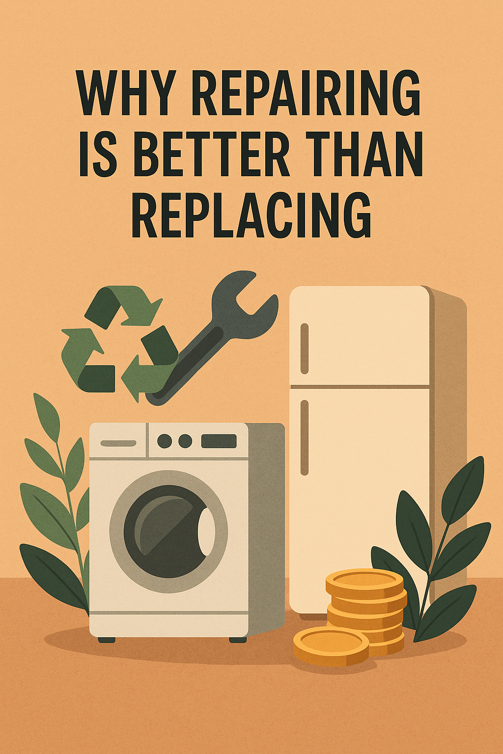 Discover why repairing household appliances is better than replacing them. Save money, reduce electronic waste, conserve resources, and support a more sustainable lifestyle with sustainable repairs
