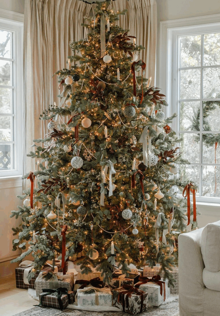 25 Farmhouse Christmas Tree Ideas to Transform Your Decor