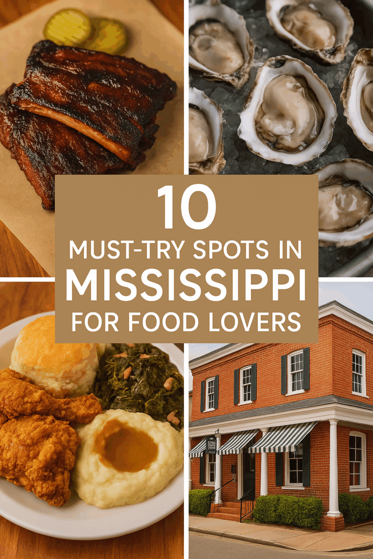 10 Must-Try Spots in Mississippi for Food Enthusiasts