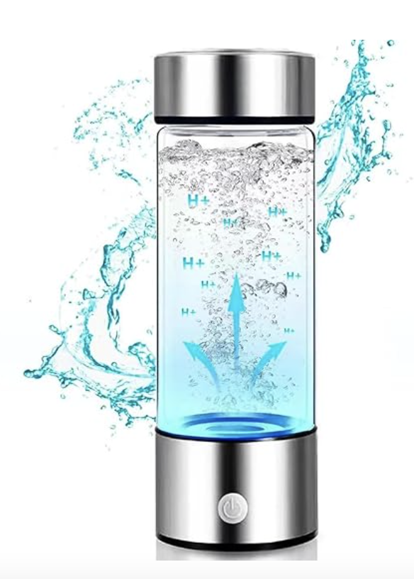 hydrogen water bottle generator with stainless steel base BPA-free non-toxic hydration gift for health and wellness
