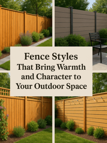 Fence Styles That Bring Warmth and Character to Your Outdoor Space