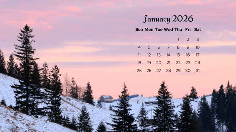 Free January 2026 Desktop Calendar Backgrounds: Here are your free January backgrounds for computers and laptops. Tech freebies for this month!