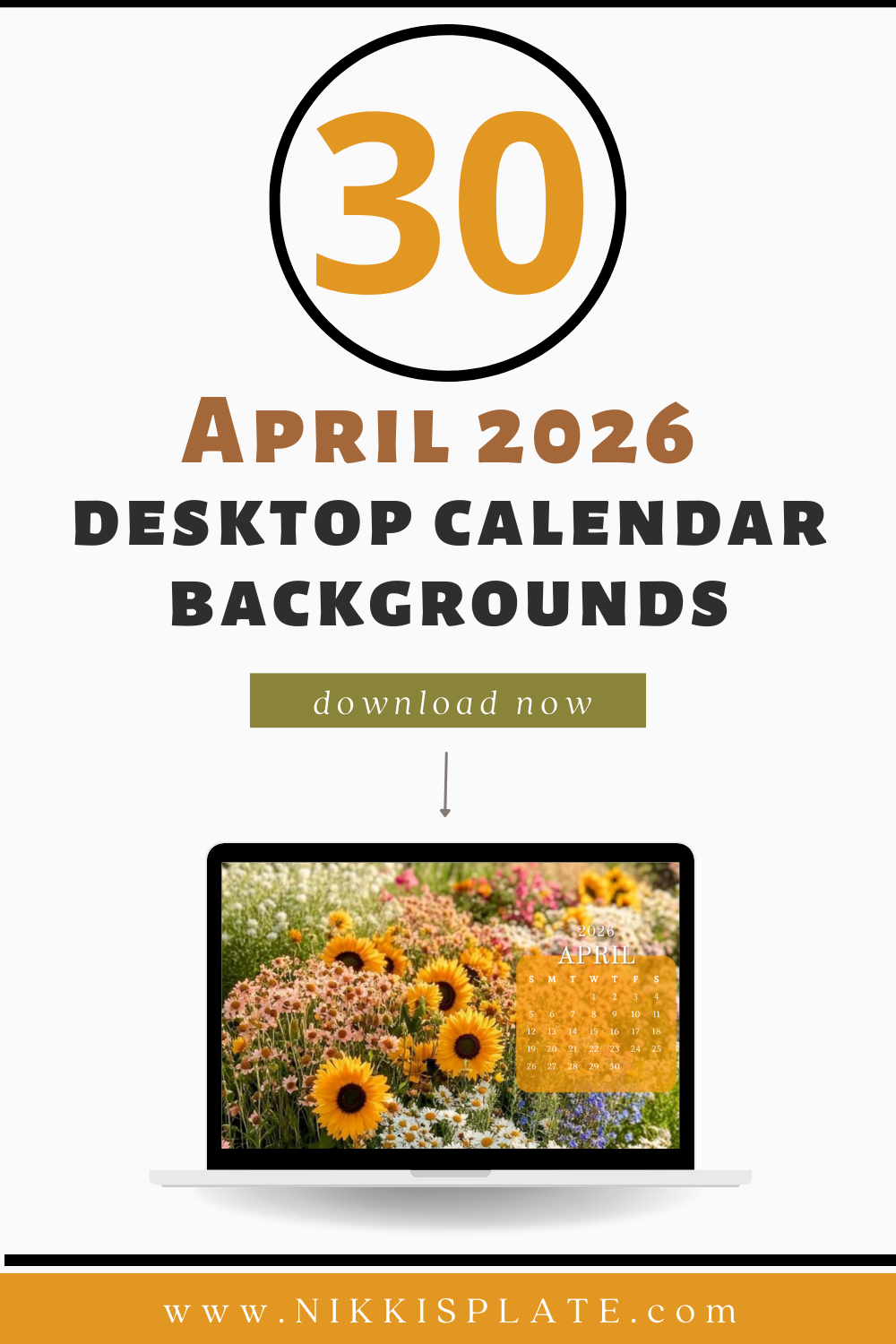 Free April 2026 Desktop Calendar Backgrounds: Here are your free April backgrounds for computers and laptops. Tech freebies for this month!