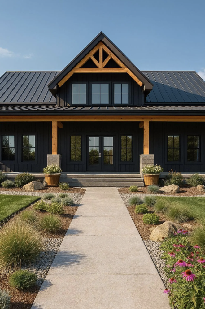 Boost your curb appeal with these luxury exterior renovations, from grand front porches to stone siding and oversized double doors.