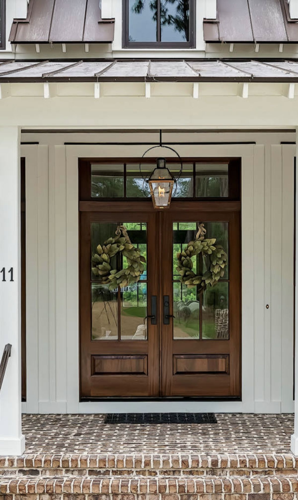 Boost your curb appeal with these luxury exterior renovations, from grand front porches to stone siding and oversized double doors.