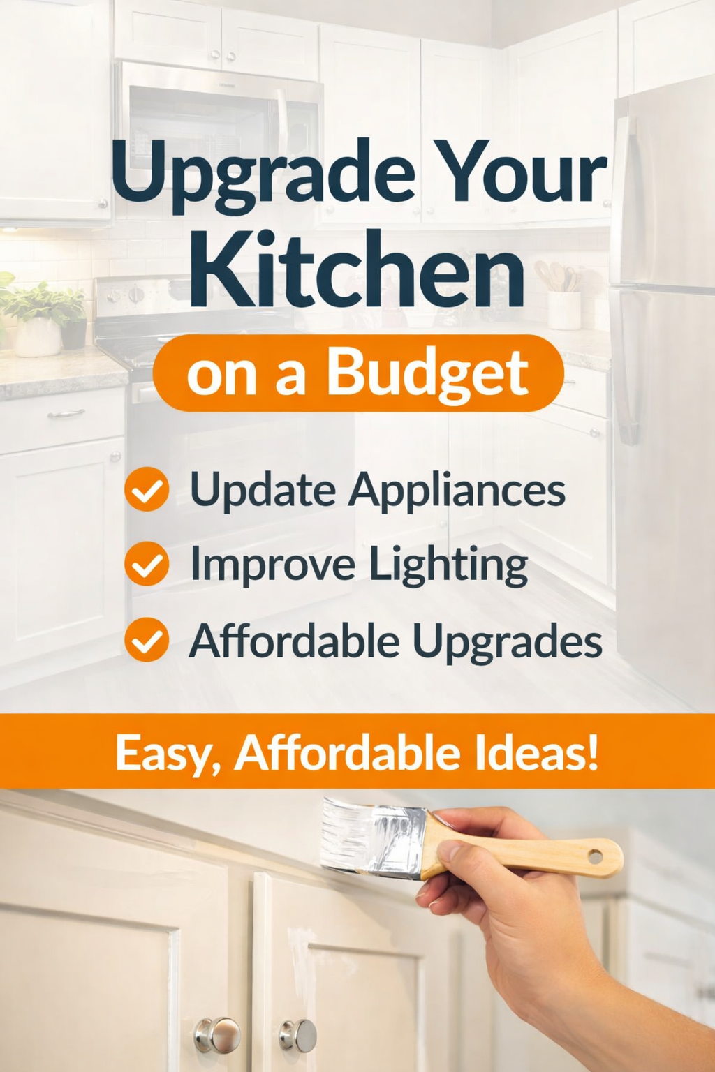 Budget kitchen upgrades with affordable ideas to update appliances, improve lighting, and refresh cabinets without a full remodel.