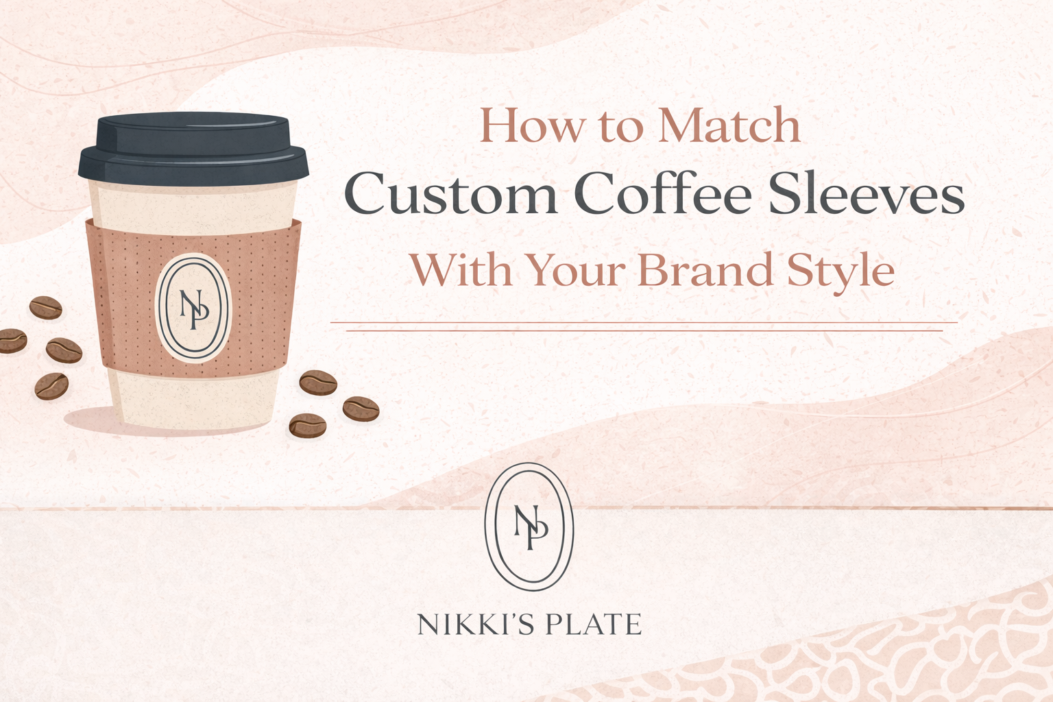 Learn how to design custom coffee sleeves that match your brand style using color, logos, fonts, and materials to create a cohesive cafe identity.