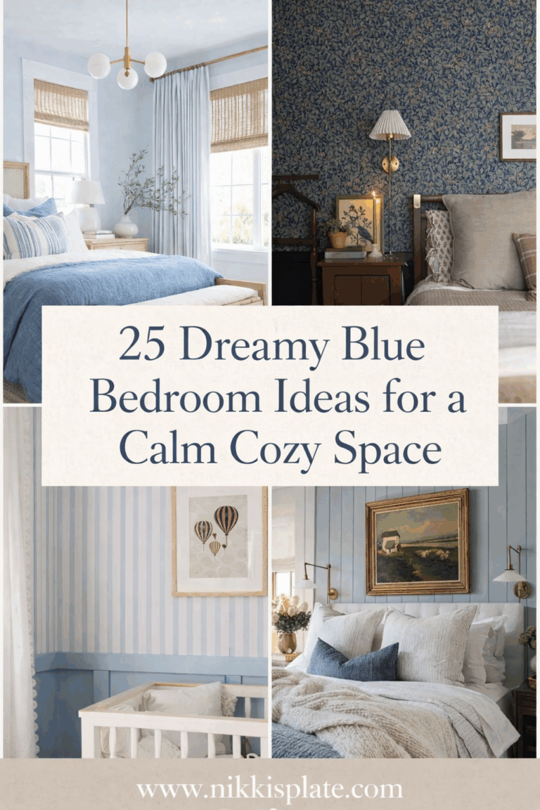 25 Dreamy Blue Bedroom Ideas for a Calm Cozy Space