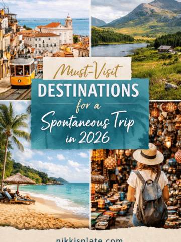 Ready to pack your bags on a whim? ✈️ This guide to must-visit spontaneous trip destinations in 2026 is full of easy, last-minute travel ideas — from foodie European city breaks to peaceful nature retreats, sunny island escapes, and culture-rich mini adventures. Perfect for flexible travellers craving a quick change of scenery without months of planning. Save this for your next impromptu getaway 🌍💫 More travel inspiration at nikkisplate.com #SpontaneousTravel #LastMinuteTrip #TravelInspo #CityBreak #NatureRetreat #WarmWeatherEscape #TravelIdeas #BucketListTravel #MiniAdventure #WeekendGetaway