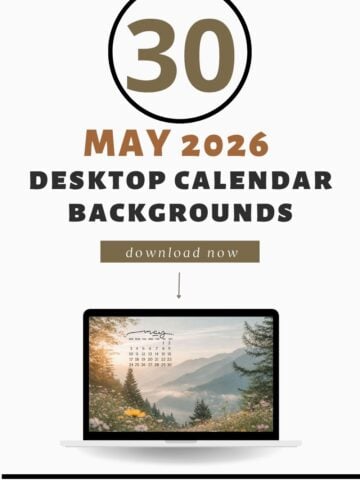Free May 2026 Desktop Calendar Backgrounds: Here are your free May backgrounds for computers and laptops. Tech freebies for this month!