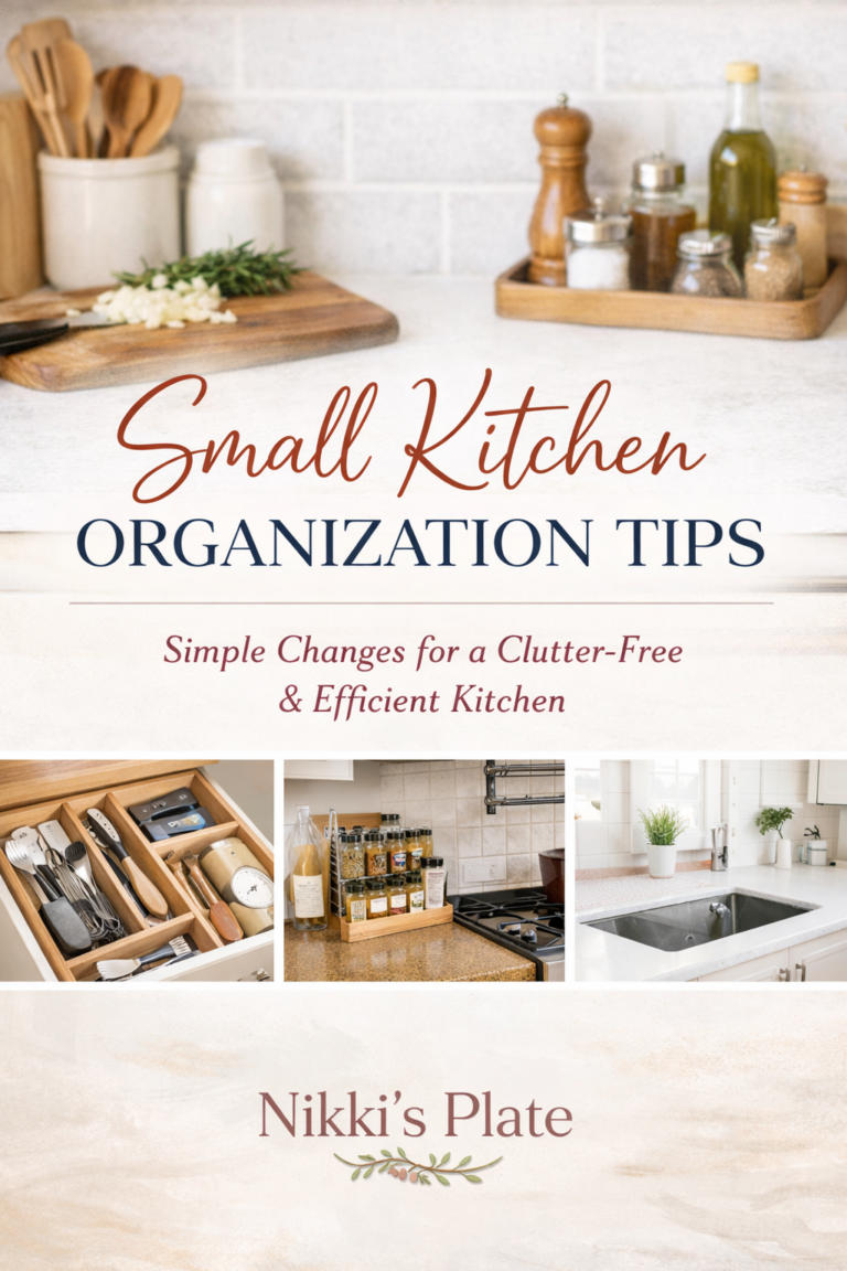 If your kitchen feels cluttered and stressful, these easy kitchen organization tips will completely transform the way you cook. ✨ From clearing your counters to creating simple zones, these small changes make a big difference-no renovation needed. Save this for later and start creating a kitchen you actually enjoy spending time in!