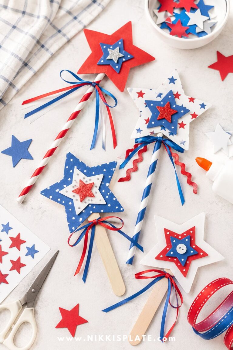 40 Easy 4th of July Crafts for Kids - Nikki's Plate