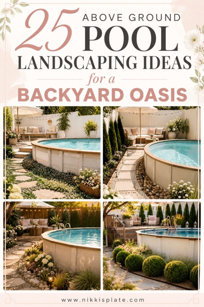 25 Above Ground Pool Landscaping Ideas for a Backyard Oasis
