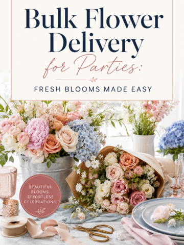 Planning a party or special event? Discover how bulk flower delivery makes it easy to create beautiful floral arrangements, centerpieces, and party decor with fresh blooms delivered right to your door. Perfect for birthdays, showers, weddings, dinner parties, and celebrations where you want effortless, budget-friendly flowers that still feel elegant and memorable. #bulkflowerdelivery #partyflowers #flowerarrangements #partyplanning #eventflowers #freshflowers #diyflowers #partydecor