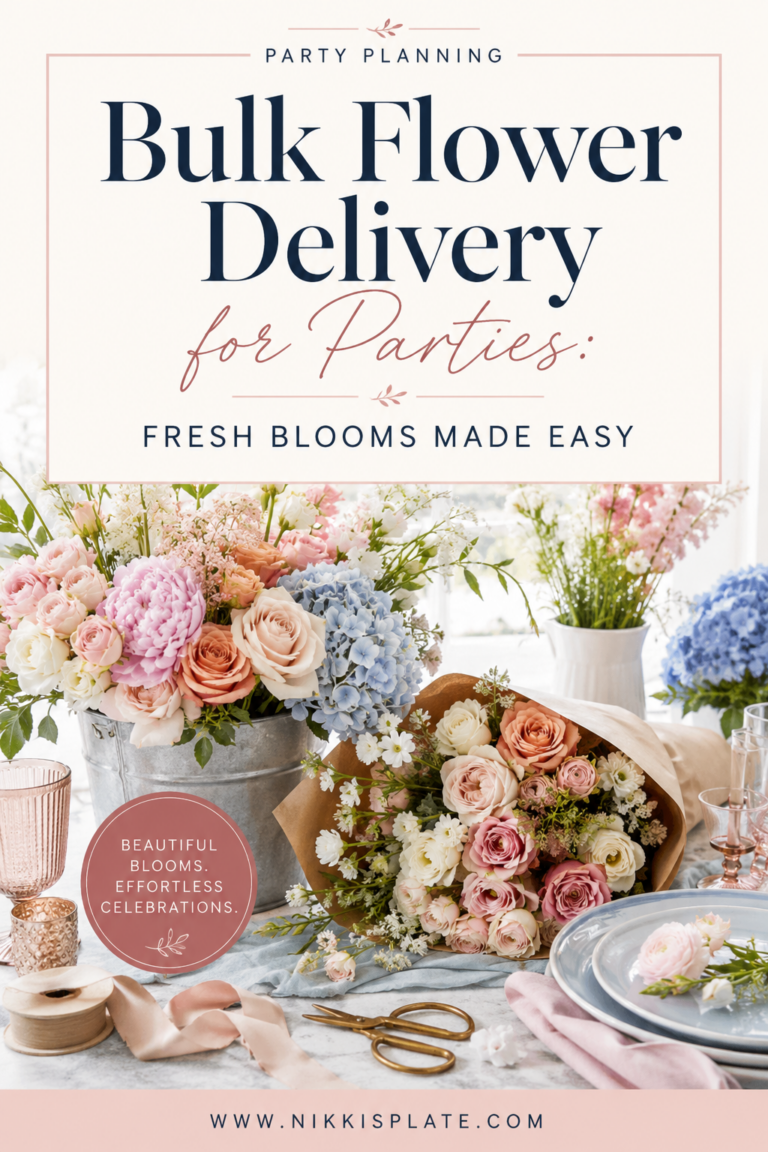 Planning a party or special event? Discover how bulk flower delivery makes it easy to create beautiful floral arrangements, centerpieces, and party decor with fresh blooms delivered right to your door. Perfect for birthdays, showers, weddings, dinner parties, and celebrations where you want effortless, budget-friendly flowers that still feel elegant and memorable. #bulkflowerdelivery #partyflowers #flowerarrangements #partyplanning #eventflowers #freshflowers #diyflowers #partydecor