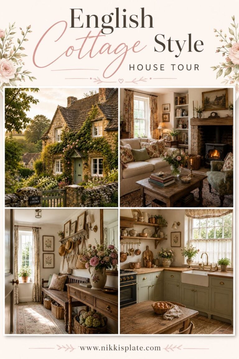 English Cottage Style House Tour: Cozy Room Ideas Inspired by the ...