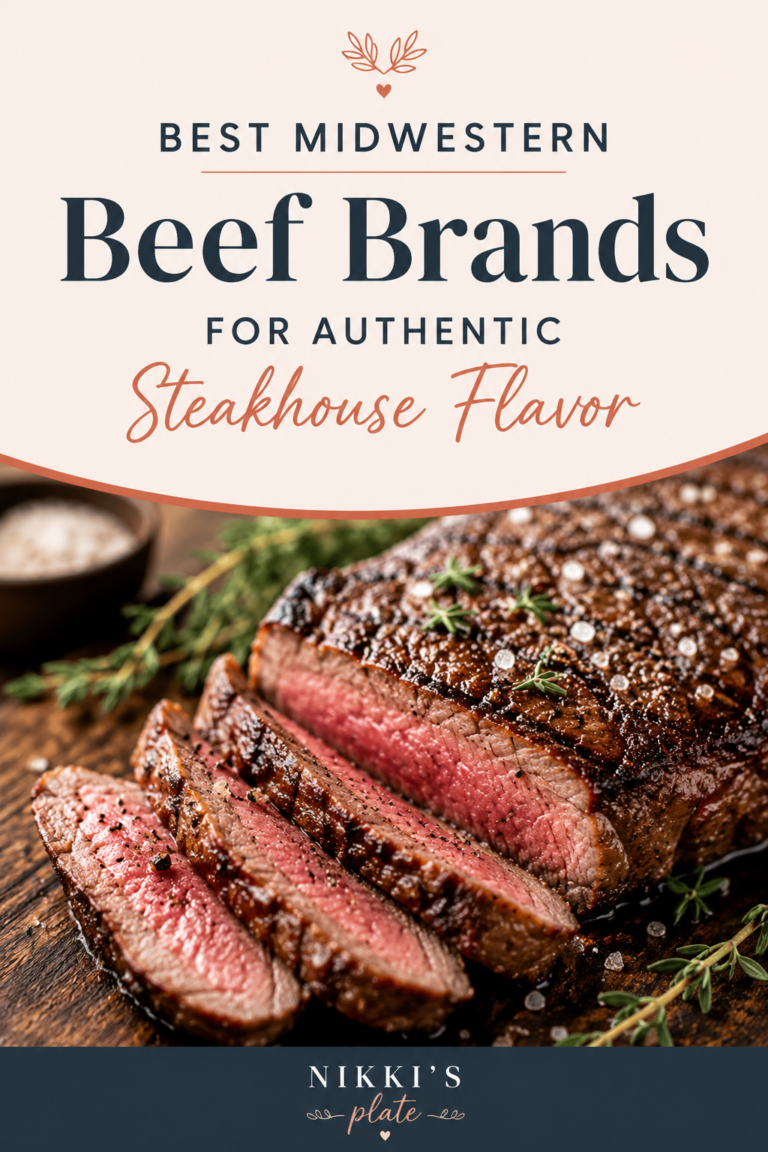 Sliced premium steak featuring the best Midwestern beef brands for authentic steakhouse flavor and an easy steakhouse dinner at home.
